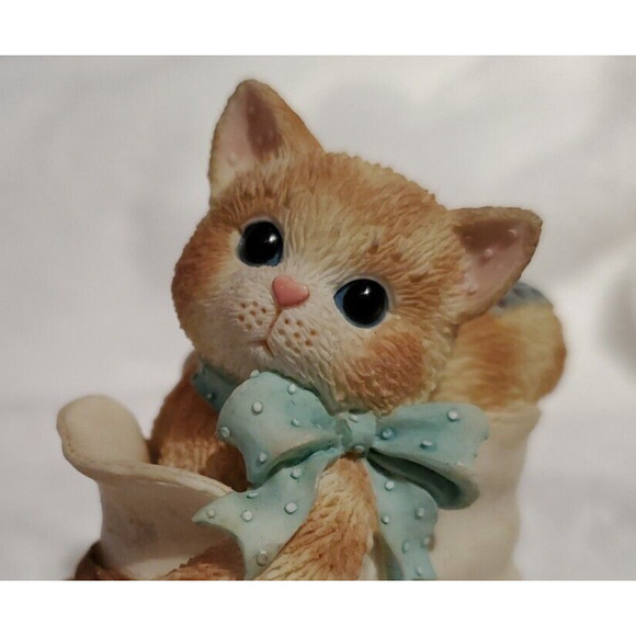 Calico Kittens by Priscilla Hillman & Enesco Celebrate Every Baby Step 1997 - Picture 5 of 7